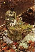 Edgar Degas Avant l'Entree en Scene oil on canvas